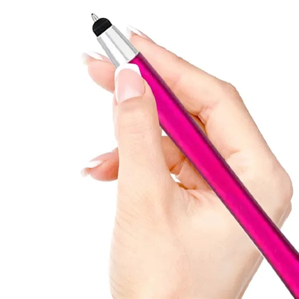 2-in-1 Retractable Screen-Safe Tip Stylus Ballpoint Pen