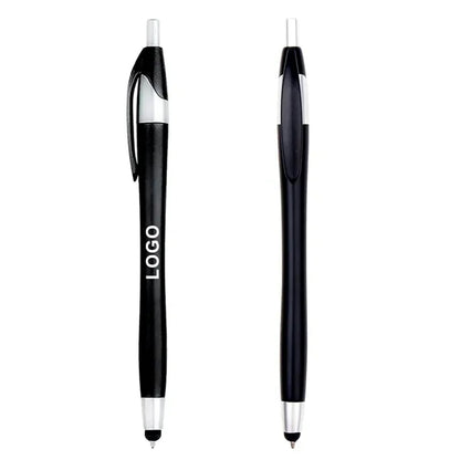 2-in-1 Retractable Screen-Safe Tip Stylus Ballpoint Pen