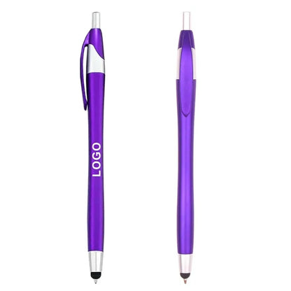 2-in-1 Retractable Screen-Safe Tip Stylus Ballpoint Pen