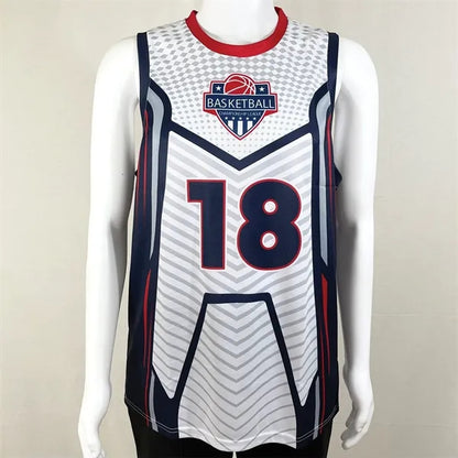 Unisex & Kids' Sublimation Basketball Jersey - 160G Birdseye