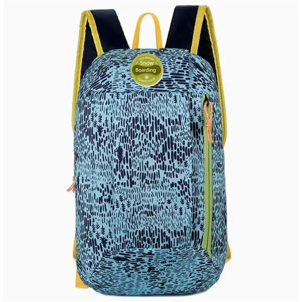 AquaFlex Casual Splatter Design Backpack- 10L