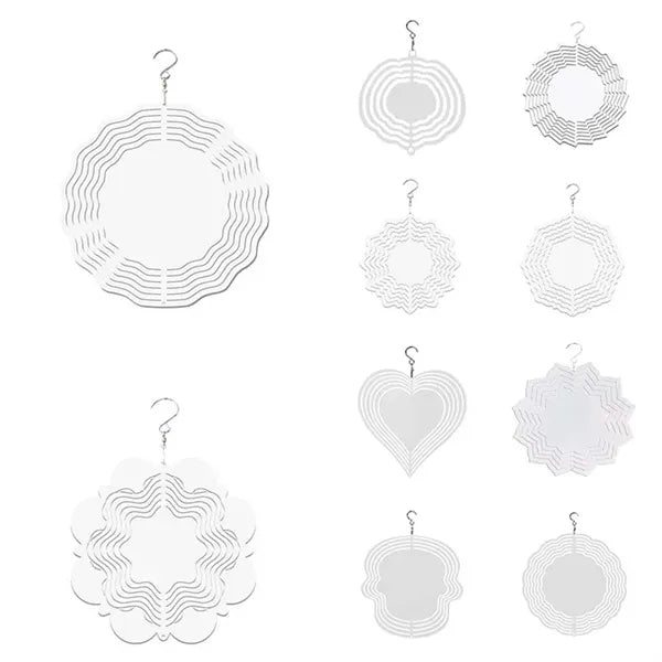 DIY 3D Aluminum Wind Spinners