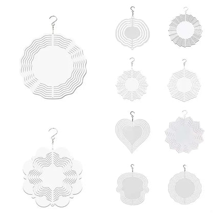 DIY 3D Aluminum Wind Spinners