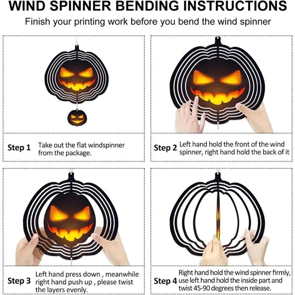 DIY 3D Aluminum Wind Spinners