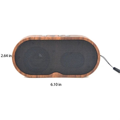 Bluetooth 5.0 Multi-Mode Playback Retro Heavy Bass Speaker