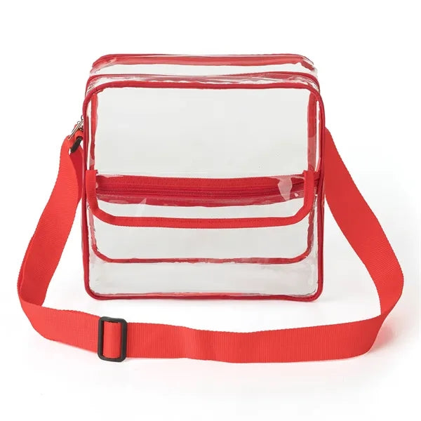 Basic Clear Stadium Security Messenger Bag