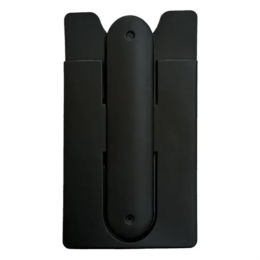 Silicone Phone Wallet with Adhesive Back and Foldable