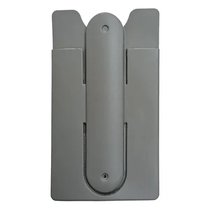 Silicone Phone Wallet with Adhesive Back and Foldable