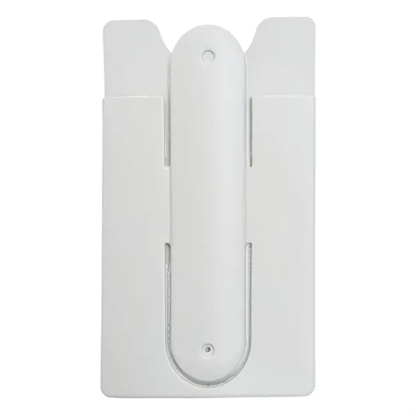 Silicone Phone Wallet with Adhesive Back and Foldable