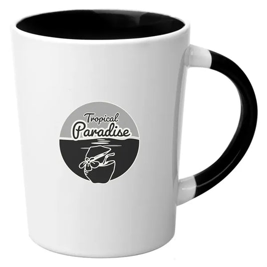 13 oz. Albany Two-Tone Latte Personalized Mug