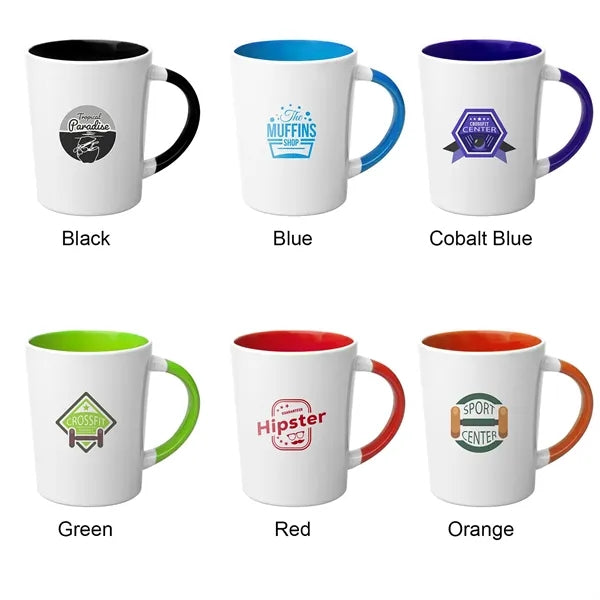 13 oz. Albany Two-Tone Latte Personalized Mug