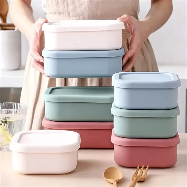 3-Compartment Leakproof Lightweight Silicone Bento Box