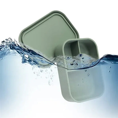 3-Compartment Leakproof Lightweight Silicone Bento Box