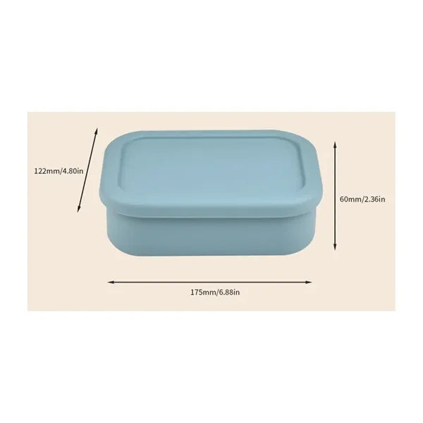 3-Compartment Leakproof Lightweight Silicone Bento Box