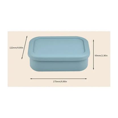 3-Compartment Leakproof Lightweight Silicone Bento Box