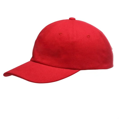 Unstructured Brushed Cotton 6-Panel Snapback Cap