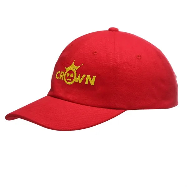 Unstructured Brushed Cotton 6-Panel Snapback Cap