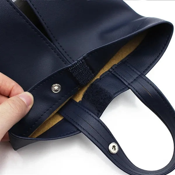 PU Leather Removable Spacious Durable Car Tissue Bags