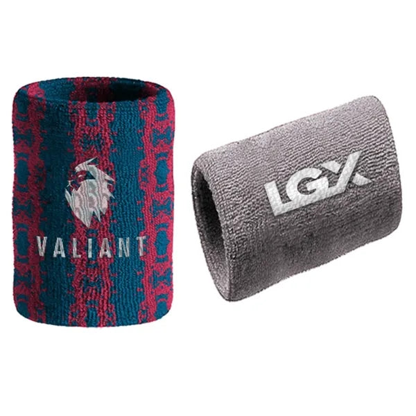 Solid color Stretch Wristband / Embroidery Logo