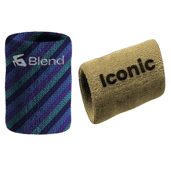 Solid color Stretch Wristband / Embroidery Logo