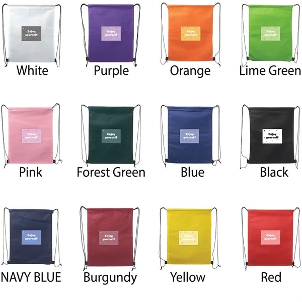 Non-Woven Polypropylene Drawstring Bag - 14.5"W x 17.5"H