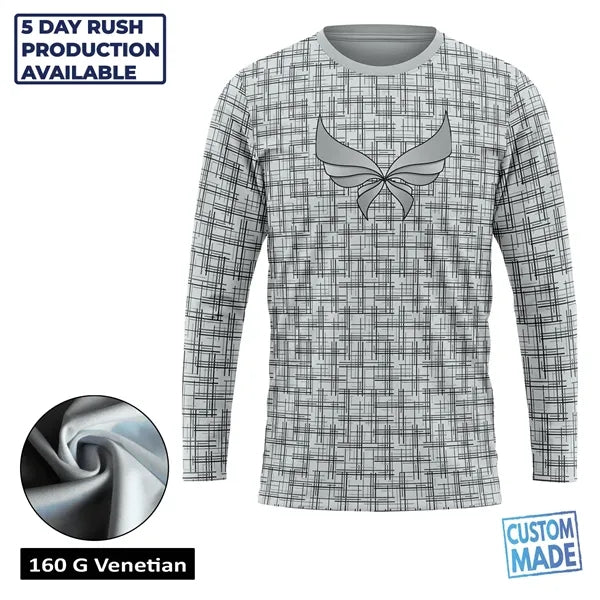 Unisex & Kids' Sublimation Venetian Long Sleeve T-Shirt -