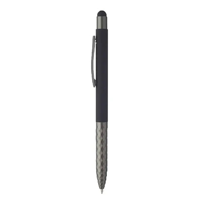Geometric Aluminum Stylus Ballpoint Pen