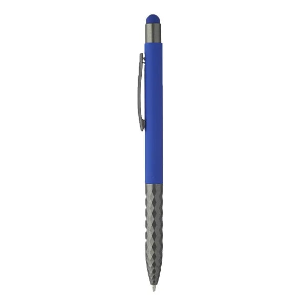 Geometric Aluminum Stylus Ballpoint Pen