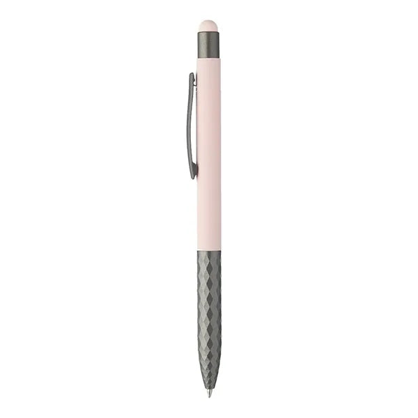Geometric Aluminum Stylus Ballpoint Pen