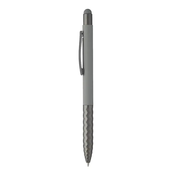 Geometric Aluminum Stylus Ballpoint Pen