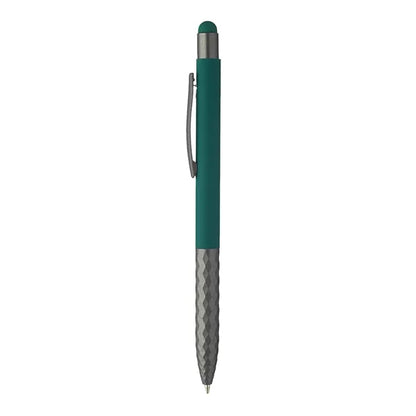 Geometric Aluminum Stylus Ballpoint Pen