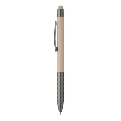 Geometric Aluminum Stylus Ballpoint Pen