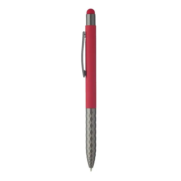 Geometric Aluminum Stylus Ballpoint Pen