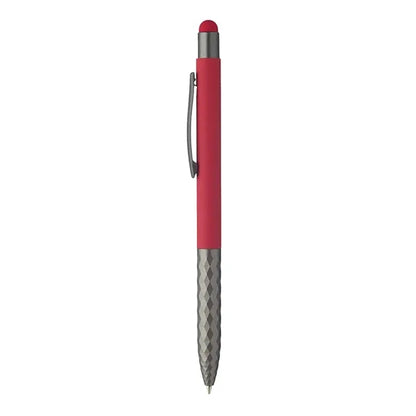 Geometric Aluminum Stylus Ballpoint Pen