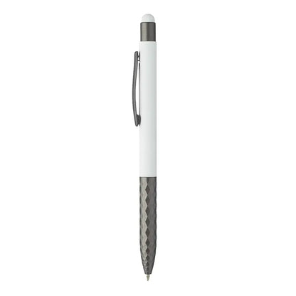 Geometric Aluminum Stylus Ballpoint Pen