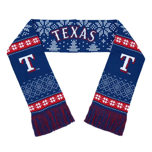 Custom High Knitted Stretch Acrylic Scarf with Tassle - 55"x