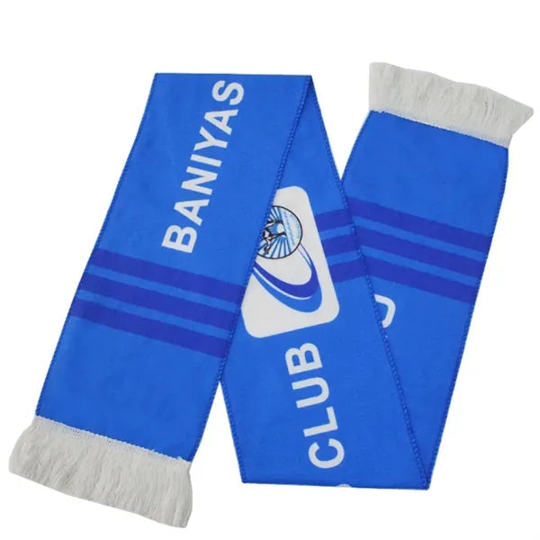 Full Sublimation Flannel Scarf with Tassle - 57"x6.7"