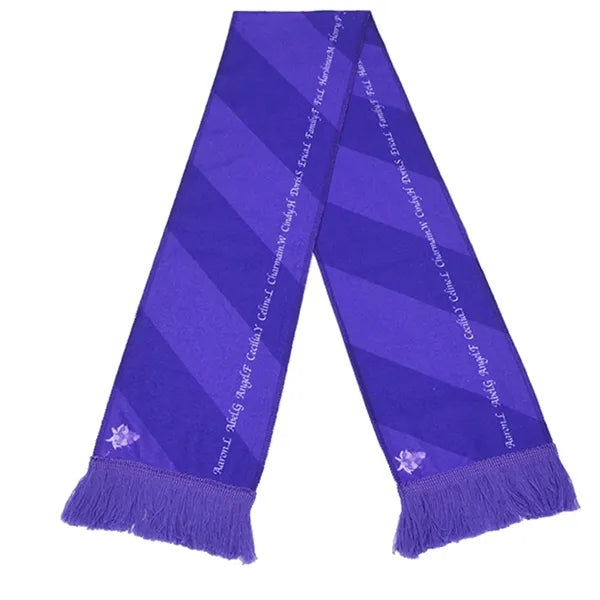 Full Sublimation Flannel Scarf with Tassle - 57"x6.7"