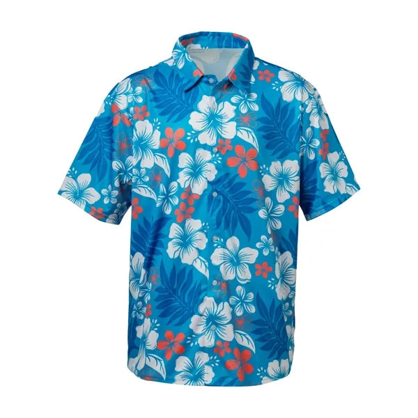 Sublimation 150G Interlock Full-Button Shirt - Men, Women, K
