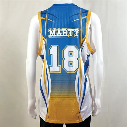 Unisex and Kids' Sublimation Basketball Jersey - Butterfly