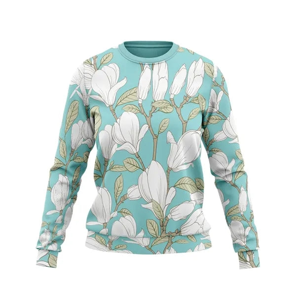 Women's Sublimation 250G Lightweight Crew Sweatshirt
