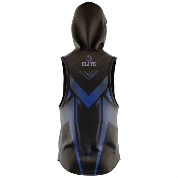 Unisex & Kids' Sublimation Sleeveless Hooded T-Shirt - 150G
