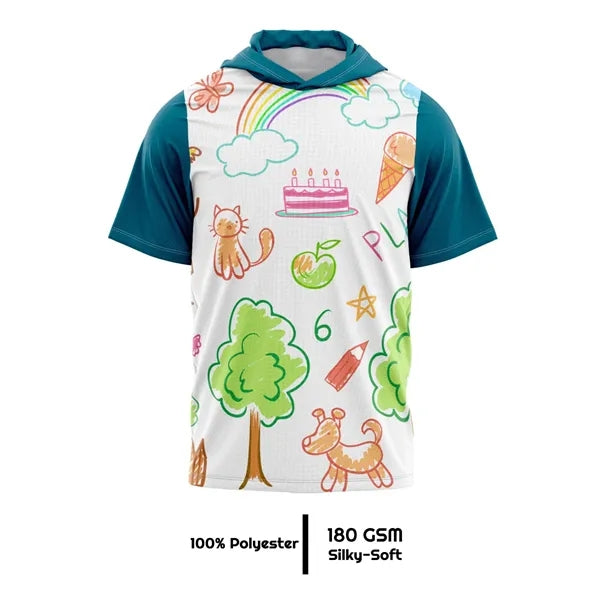 Unisex & Kids' Sublimation 180G Silk-Feel Short Sleeve