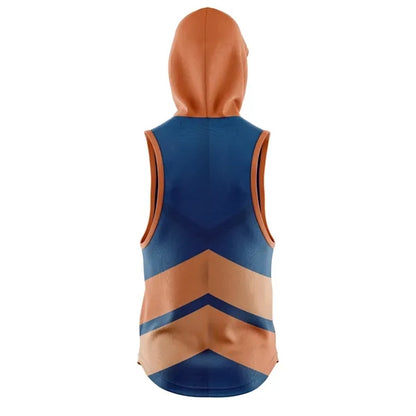 Unisex & Kids' Sublimation Sleeveless Hooded T-Shirt - 180G