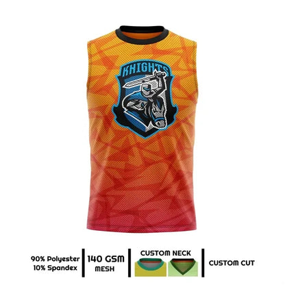 Unisex & Kids' Sublimation Sleeveless T-Shirt - 140G Mesh