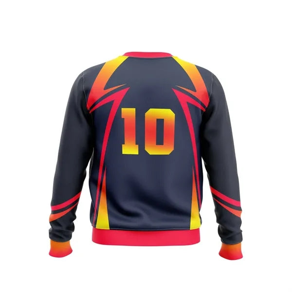 Unisex & Kids' Sublimation 310G Fleece-Lined Crew Sweatshirt