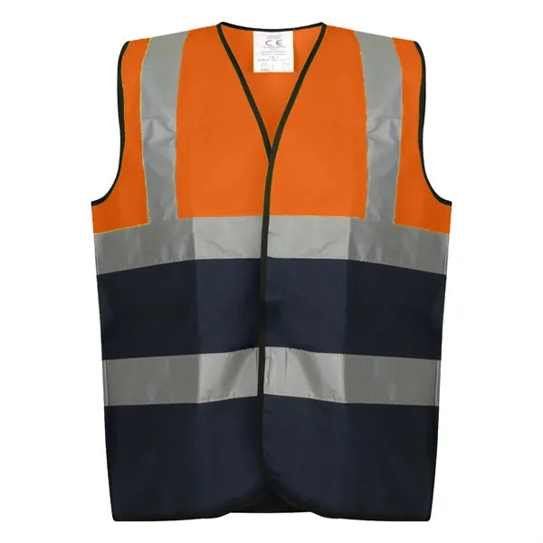 VISIPRO Unisex Hook & Loop Reflective Colorblock Safety Vest