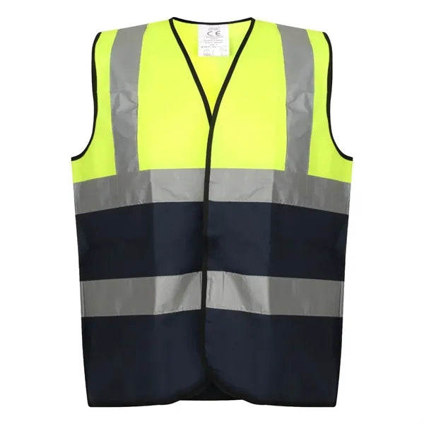 VISIPRO Unisex Hook & Loop Reflective Colorblock Safety Vest