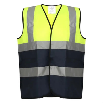 VISIPRO Unisex Hook & Loop Reflective Colorblock Safety Vest