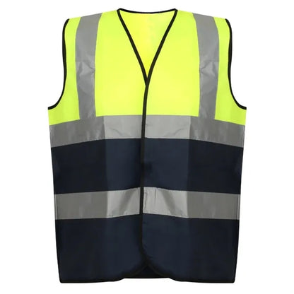 VISIPRO Unisex Hook & Loop Reflective Colorblock Safety Vest